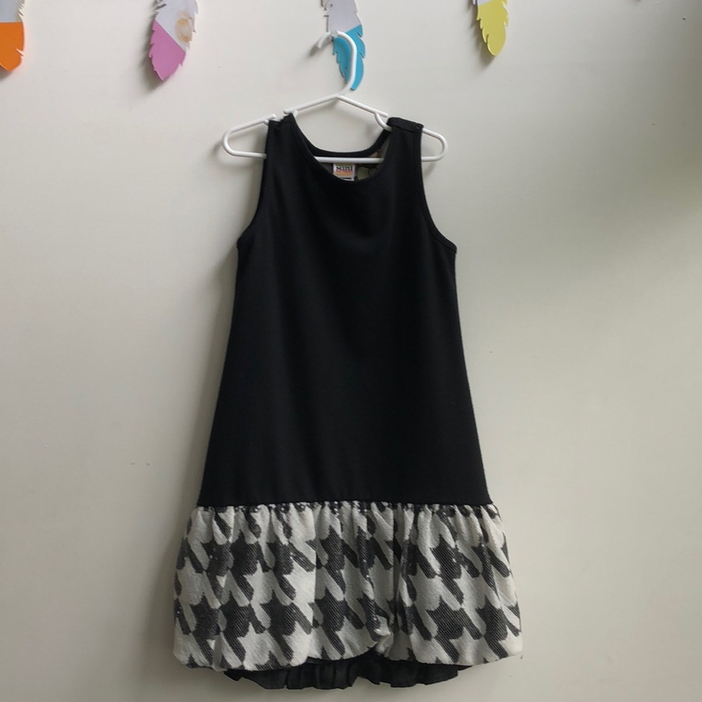 Harajuku Mini girls little black dress M 7-8*